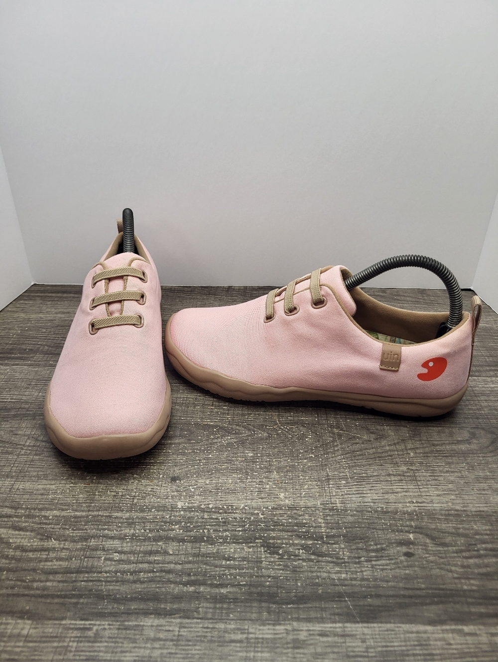 UIN Slip On Shoes Canvas Comfortable Moguer Crystal Rose Women's Size 8